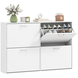 Flip Down Shoe Rack, Multi Cabinet, Wooden Shoe Shelf, 4 Drawer Organizer