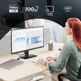Moniteur ergonomique ViewSonic VG2748N 27 pouces IPS 1080p avec Wi-Fi intégré