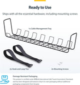 StarTech Under Desk Cable Management Tray, 24