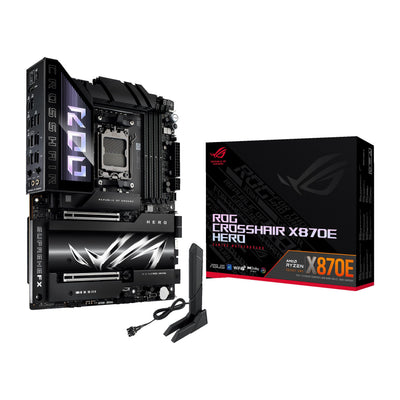 ASUS ROG Crosshair X870E Hero AMD X870E AM5 ATX Motherboard, Advanced
