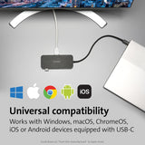 Station d'accueil Kensington SD1650P USB-C 4K avec alimentation pass-through de 100 W