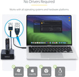 StarTech.com 1:1 M.2 NVMe Drive Duplicator, 90 GBpm Standalone M.2 SSD