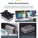 StarTech.com 4-Port USB-C Charging Station, 240W GaN Charger Block for