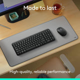 Logitech K250 Clavier sans fil Bluetooth compact avec pavé numérique - Graphite