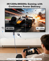 9.8FT USB C to HDMI Cable 4K 60 with HDR10 USB-C to HDMI Monitor