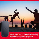 Disque SSD portable SanDisk 1 To - Jusqu'à 800 Mo/s, USB-C, USB 3.2 Gen 2, Mise à jour