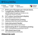HP Envy 6555e All-in-One Printer with 3 Months Instant Ink