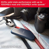 SANDISK SSD externe portable Extreme 1 To (ancien modèle) - Jusqu'à 1050 Mo/s, USB-C, U