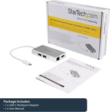 Adaptateur multiport USB-C StarTech.com - Station d'accueil de voyage USB-C avec