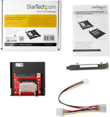 StarTech.com 3.5-Inch Drive Bay IDE to Single CF SSD Adapter Card Read