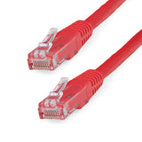 StarTech.com 50ft CAT6 Ethernet Cable - Red CAT 6 Gigabit Ethernet Wir