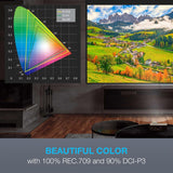 Sharp Wuxga LCD Laser Projector, 5,000 Lumens, Filter-FREE, White Cabinet, 1.2X Manual ZOOM LENS