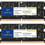 Timetec Kit 32 Go (2x16 Go) DDR5 4800 MHz PC5-38400 Non-ECC sans tampon 1,1