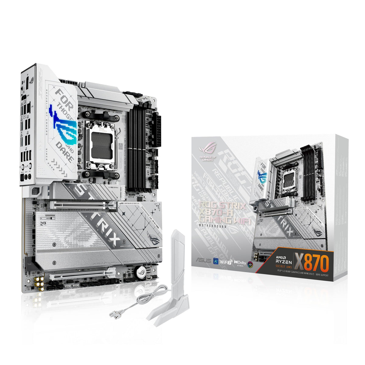 ASUS ROG Strix X870-A Gaming WiFi AMD AM5 X870 ATX Motherboard 16+2+2