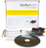 StarTech.com 4-Port PCI Express USB 3.0 Card SATA Power PEXUSB3S2EI
