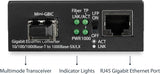 Startech ET91000LC2 1000 Mbps Gigabit RJ45 MM Fiber Media Converter