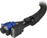 StarTech.com 6.5' (2m) Cable Management Sleeve - Flexible Coiled Cable