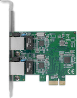 StarTech.com Dual Port PCIe Network Card - Low Profile - RJ45 Port - R