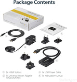 StarTech.com Répartiteur HDMI 4K 1 entrée 2 sorties - 4K 30 Hz HDMI 1.4 2 ports Vid