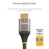 Câble HDMI 2.0 certifié Premium StarTech.com de 5 m – Haute vitesse U