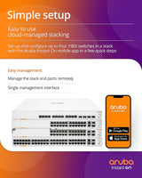 HPE Networking Instant On Switch Series 1960 12-Port mGig Smart-Manage