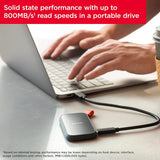 Disque SSD portable SanDisk 1 To - Jusqu'à 800 Mo/s, USB-C, USB 3.2 Gen 2, Mise à jour