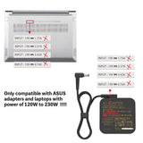 ASUS 90W UNIVERSAL ADAPTER 3 TIPS (4.0MM 4.5MM 5.5MM)