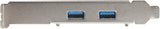 StarTech 4 Port Dual Bus PCIe SuperSpeed USB 3.0 Card Adapter
