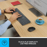 Logitech MK235 Wireless Keyboard and Mouse Combo for Windows, 2.4 GHz
