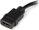 StarTech.com 8in HDMI to DVI-D Video Cable Adapter - HDMI Female to DV
