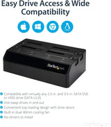 StarTech.com 4-Bay USB 3.0 to SATA Hard Drive Docking Station, USB Har