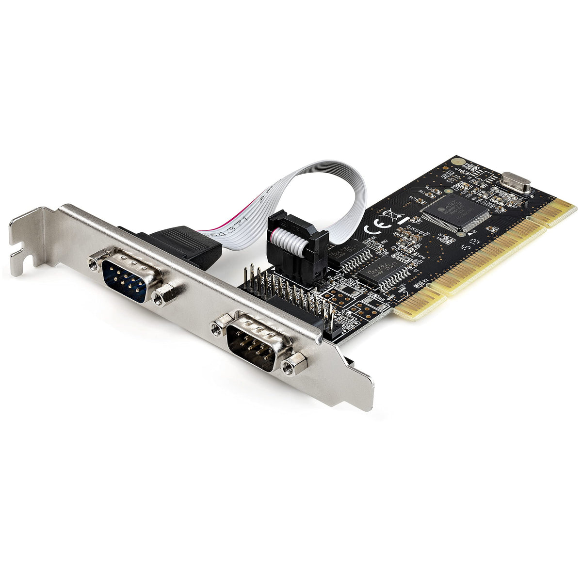 StarTech.com PCI Serial Parallel Combo Card - Dual RS232 Ports (DB9) &
