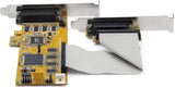 StarTech.com 8-Port PCI Express RS232 Serial Adapter Card, PCIe to Ser