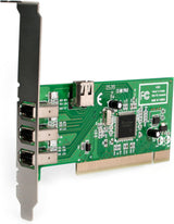 StarTech.com PCI1394MP 4-Port PCI 1394a FireWire Adapter Card, 3 Exter