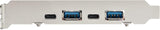 StarTech.com 4-Port USB PCIe Card - 10Gbps USB PCI Express Expansion C