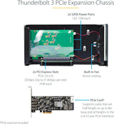 Boîtier d'extension PCIe Thunderbolt 3 StarTech.com, boîtier externe