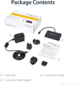 StarTech.com 4-Port Multi Monitor Adapter - Mini DisplayPort to Displa