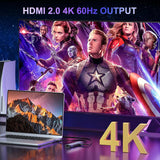 3PORT USB C Hub w/ GBE PD 2.0 Type C to 3X A USB 3.0