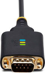 StarTech.com 2ft (60cm) 2-Port USB to Serial Adapter Cable, COM Retent