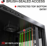 StarTech Rack Serveur Mural 9U à Cadre Ouvert pour Panneaux de Brassage, Commutateurs, Équipements de Données - Rack Informatique/Réseau 2 Montants Robuste Supporte Jusqu'à 80 kg