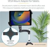 StarTech.com Adaptateur de montage VESA pour tablettes de 7,9 à 12,5 pouces - Jusqu'à 2 kg