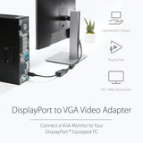 StarTech.com DisplayPort To VGA Adapter – Active – 1080p – DP to VGA A