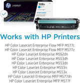 HP 508X (CF361X) High Yield Cyan Original Toner Cartridge