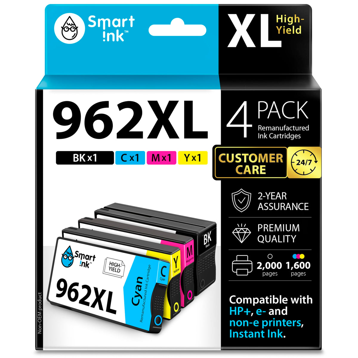 Imprimante tout-en-un couleur HP OfficeJet Pro 9015e