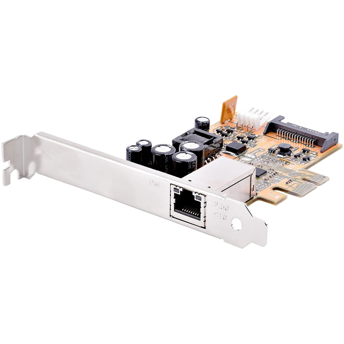 StarTech.com 1 Port 2.5Gbps PoE Network Card, PCIe Ethernet Card w/RJ4
