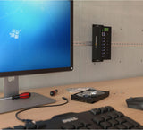 StarTech.com 7-Port USB 3.0 Hub - Metal Industrial USB-A Hub with ESD