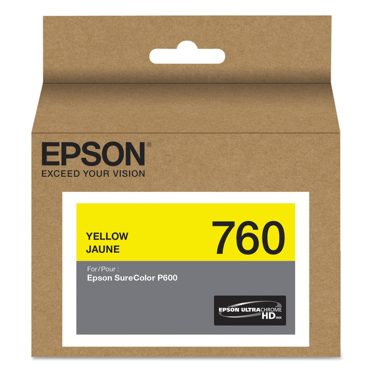 Epson T760420 760, Yellow Ink Cartridge