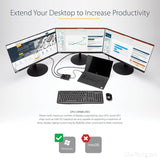 Startech.Com MSTMDP123HD Mini DisplayPort to HDMI Multi Monitor Splitt
