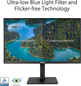 ASUS 27” 4K Business Monitor (VA27UQSB) - UHD (3840 x 2160), IPS, Fram