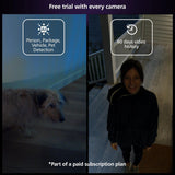 Philips Hue Secure Wired Smart Home Security Camera, White - 2 Pack -